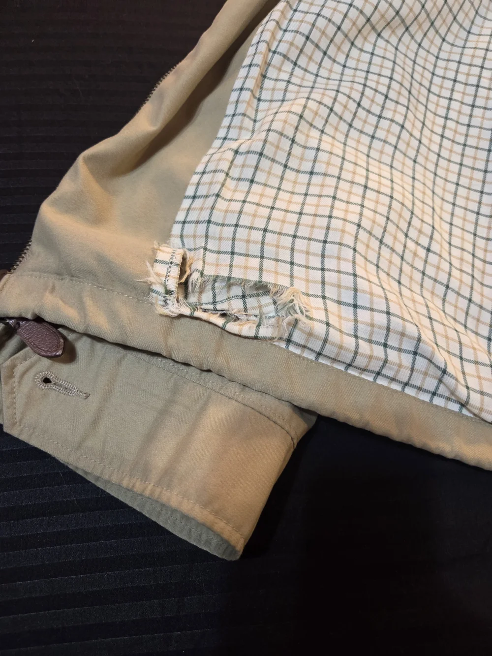 Polo by Ralph Lauren Men's Khaki Zip-Front Jacket